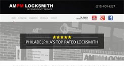 Desktop Screenshot of ampmlocksmithphiladelphia.com